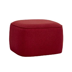 Пуф квадратный HUBSCH красный арт 021211