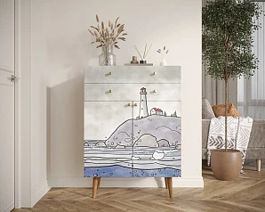 Комод "Berber" большой арт BB12/Print_51